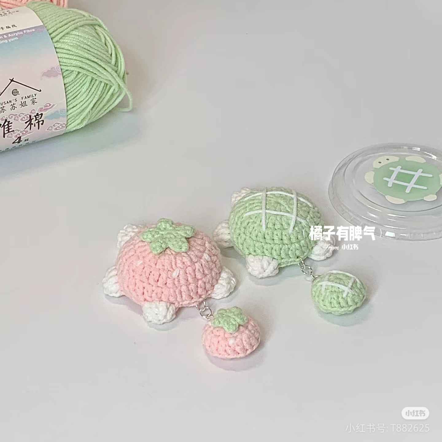 Chart móc con rùa nhỏ | Tiểu Phương Crochet - Hướng dẫn móc len và ...