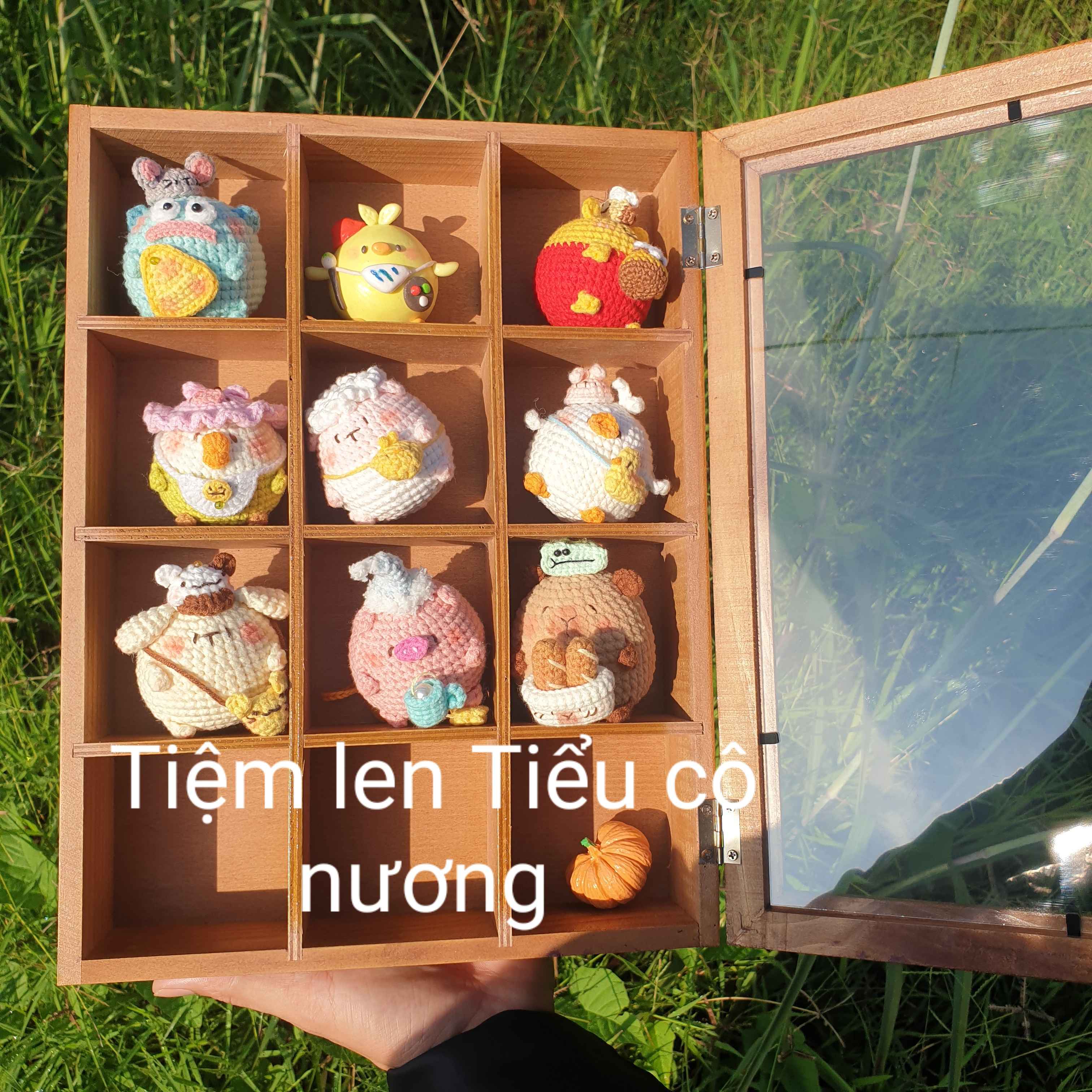 Móc khóa thú béo ú đủ loại - Móc khóa len