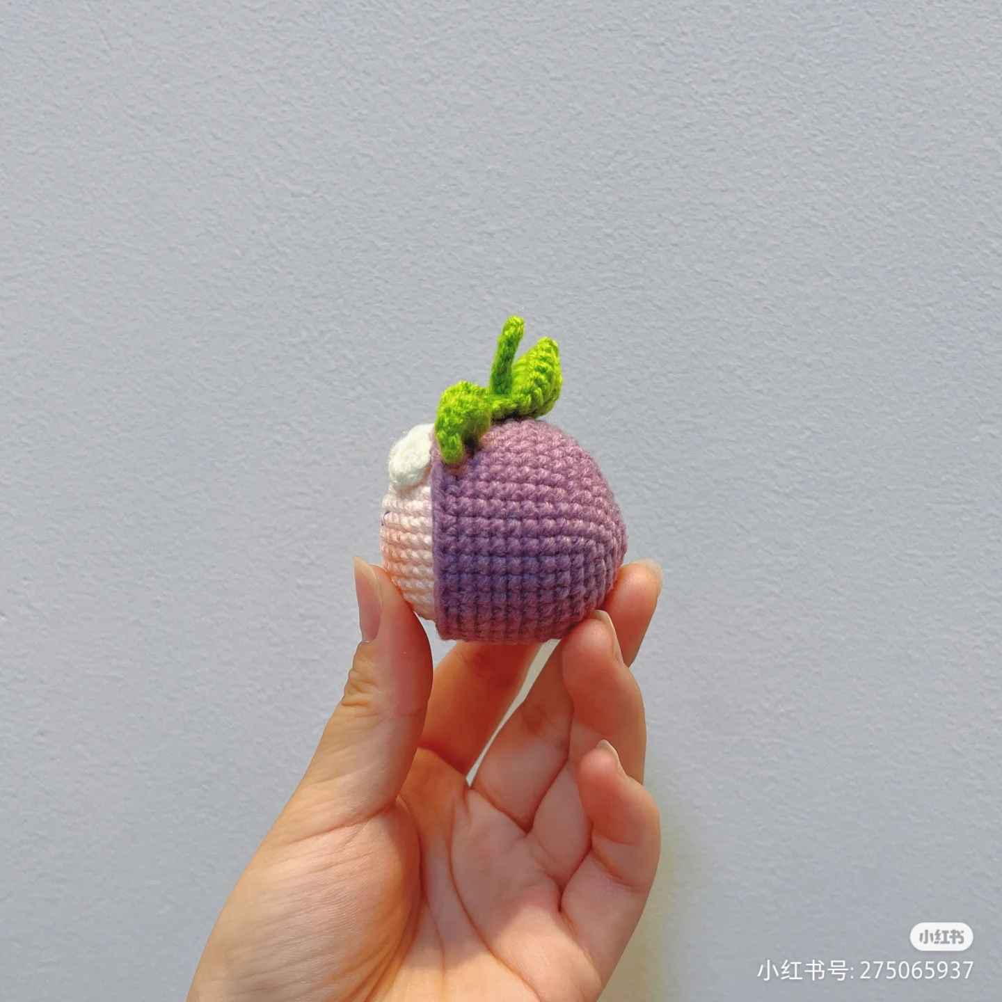 Chart móc bánh bao nho - Grape dumpling crochet chart