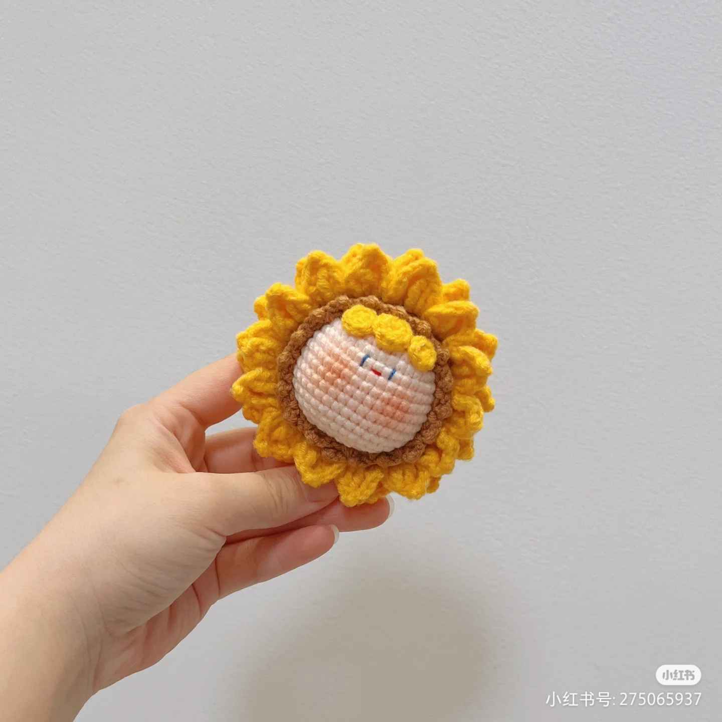 Chart móc Bánh bao hướng dương - Sunflower dumplings crochet pattern