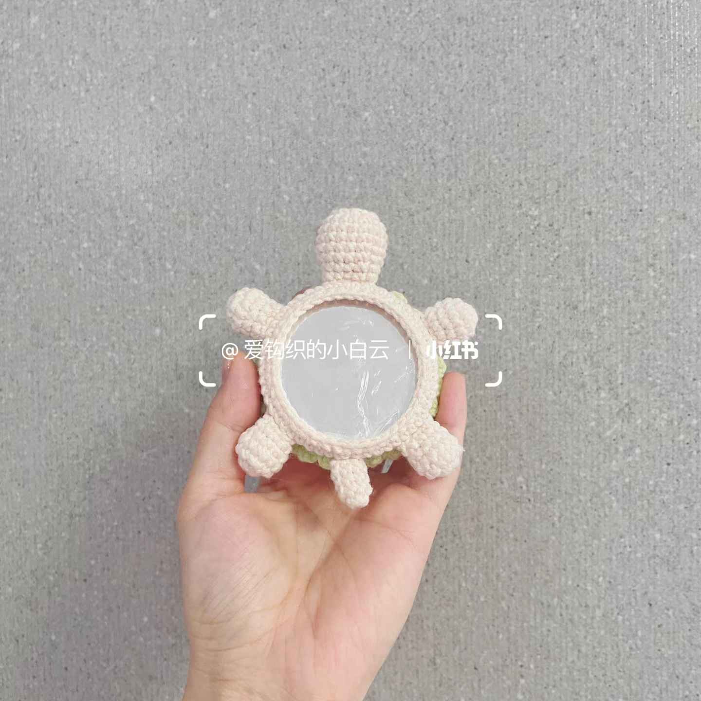 Chart móc con rùa bọc gương | Tiểu Phương Crochet - Hướng dẫn móc len ...