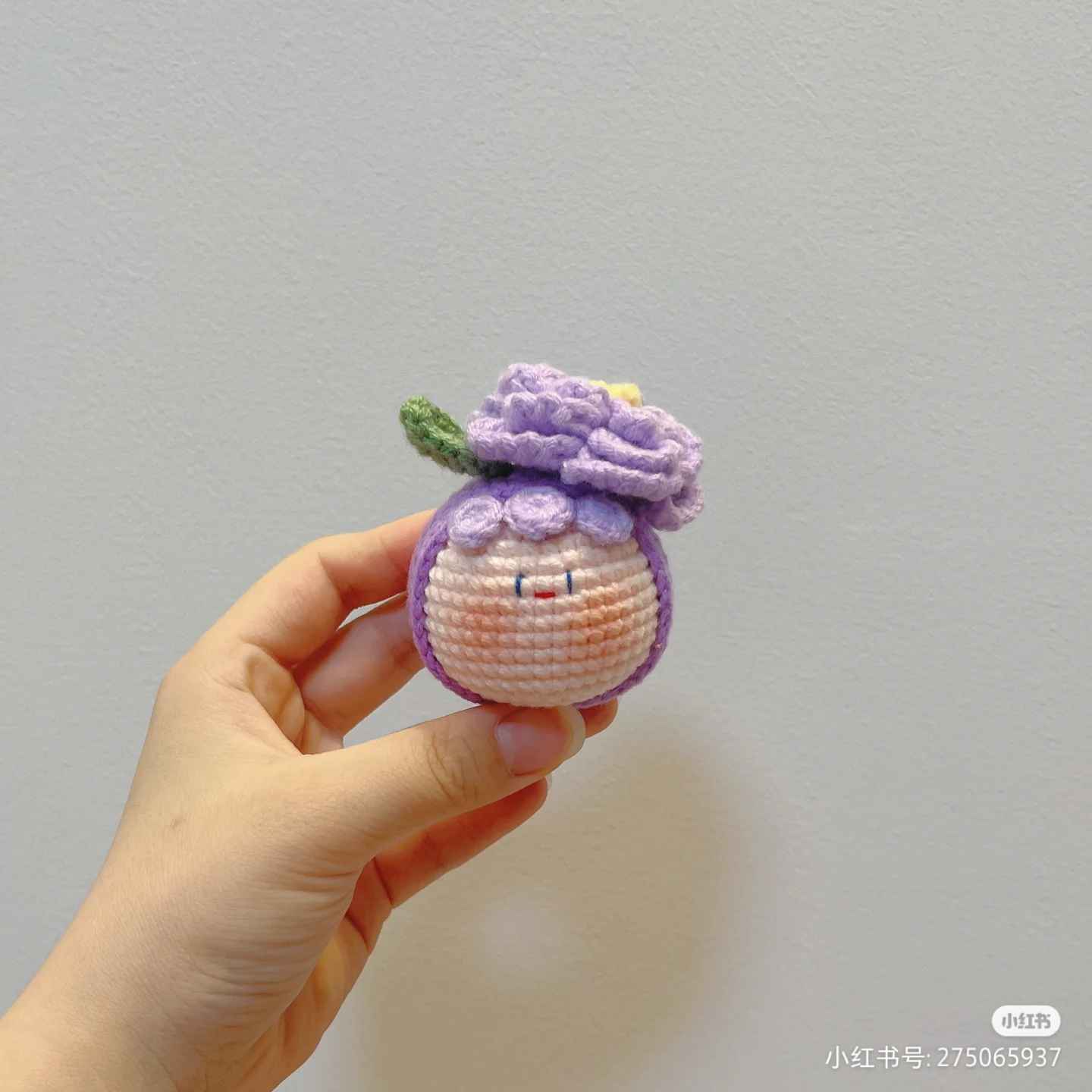 Chart móc Bánh bao hoa mẫu đơn -Peony flower dumplings crochet pattern
