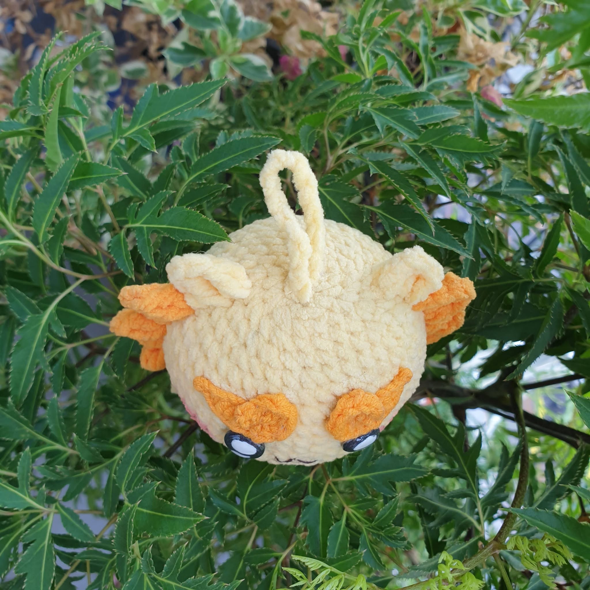 Chart móc Shisa Chiikawa - Free crochet Shisa Chiikawa pattern