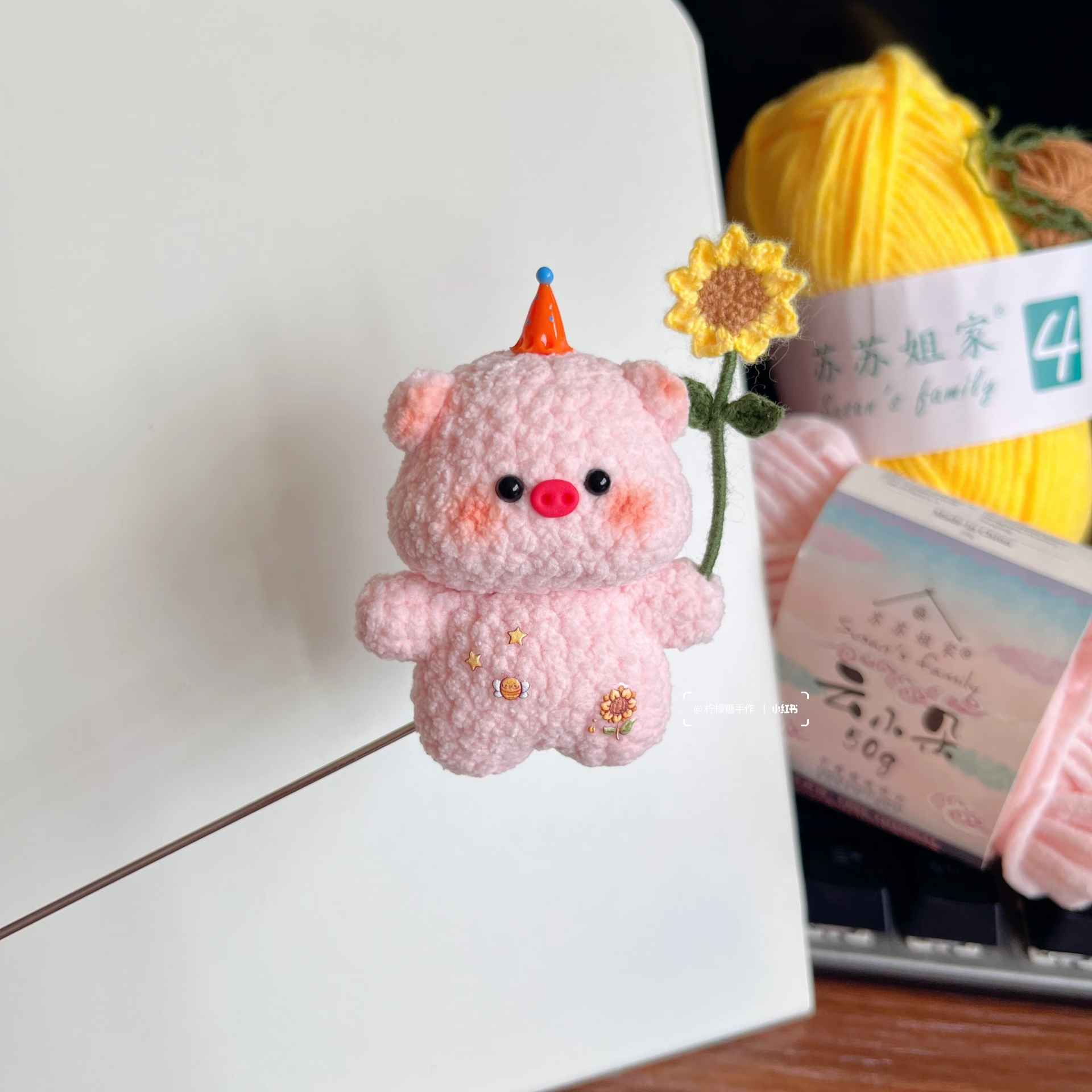 Chart móc con heo dễ thương | Cute Pig Amigurumi Crochet Pattern