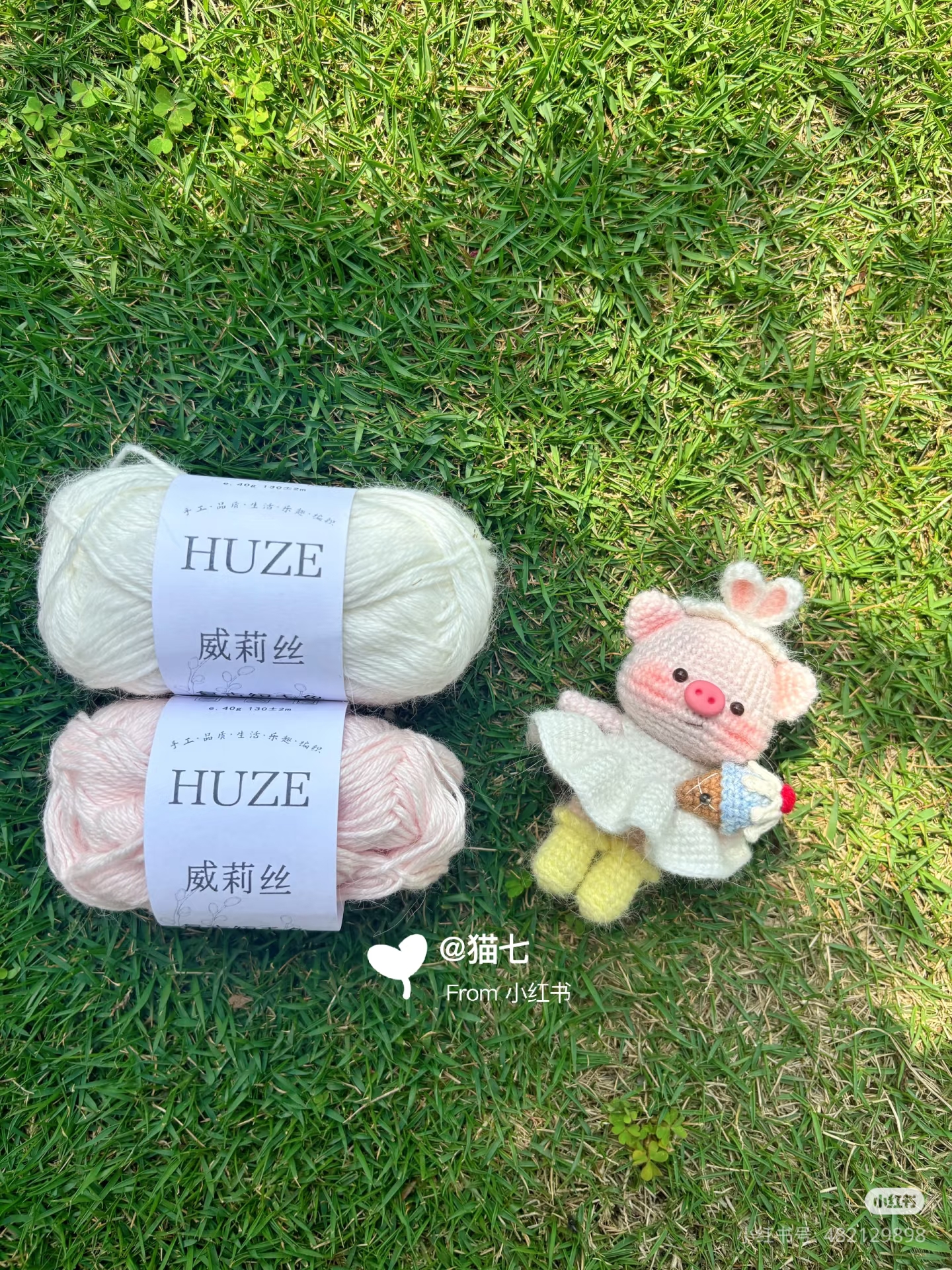 Chart móc Heo công chúa dễ thương- Free crochet cute pig pattern