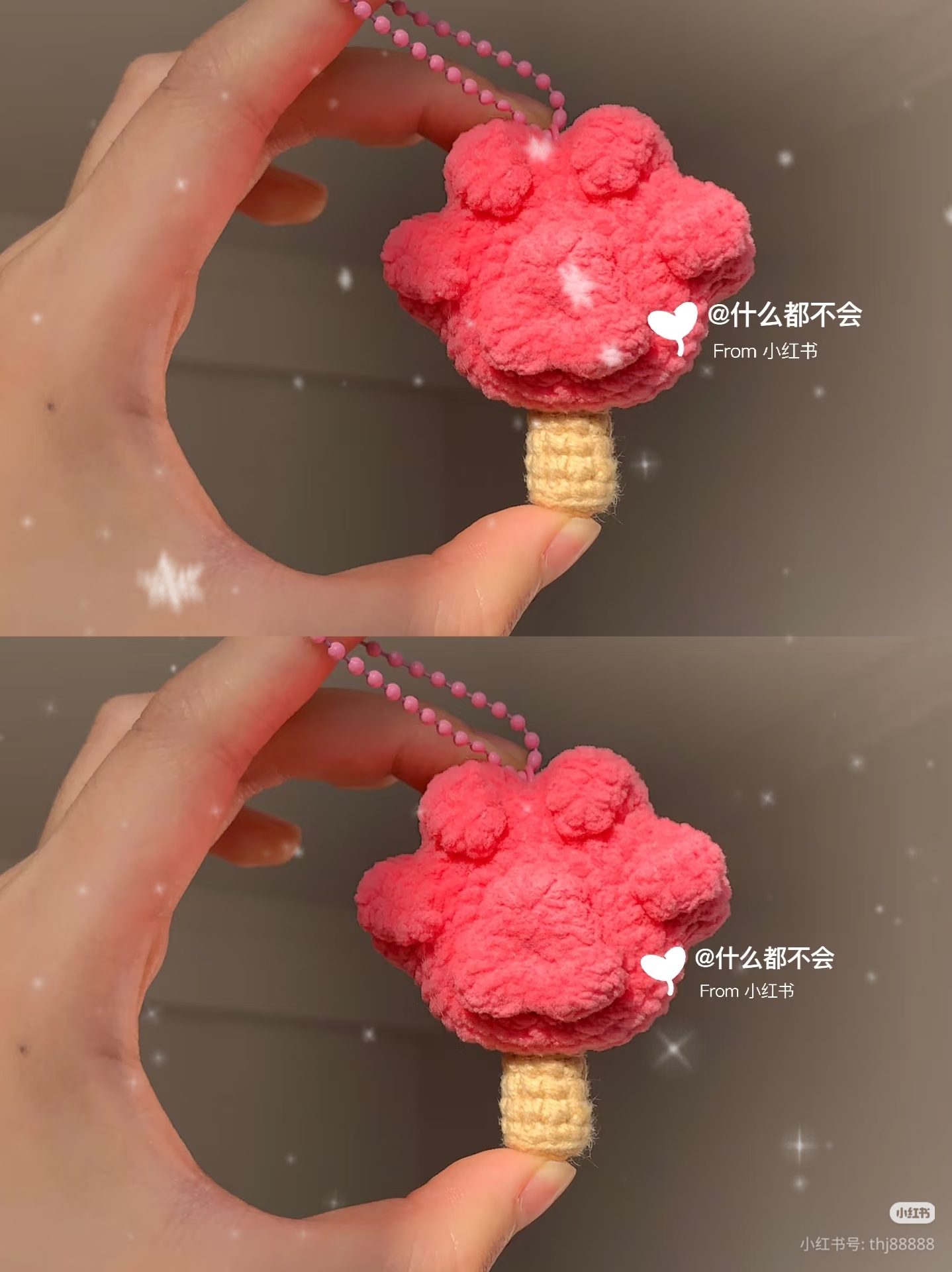 Chart móc kem chân mèo- Ice-cream pattern | ZooTopia