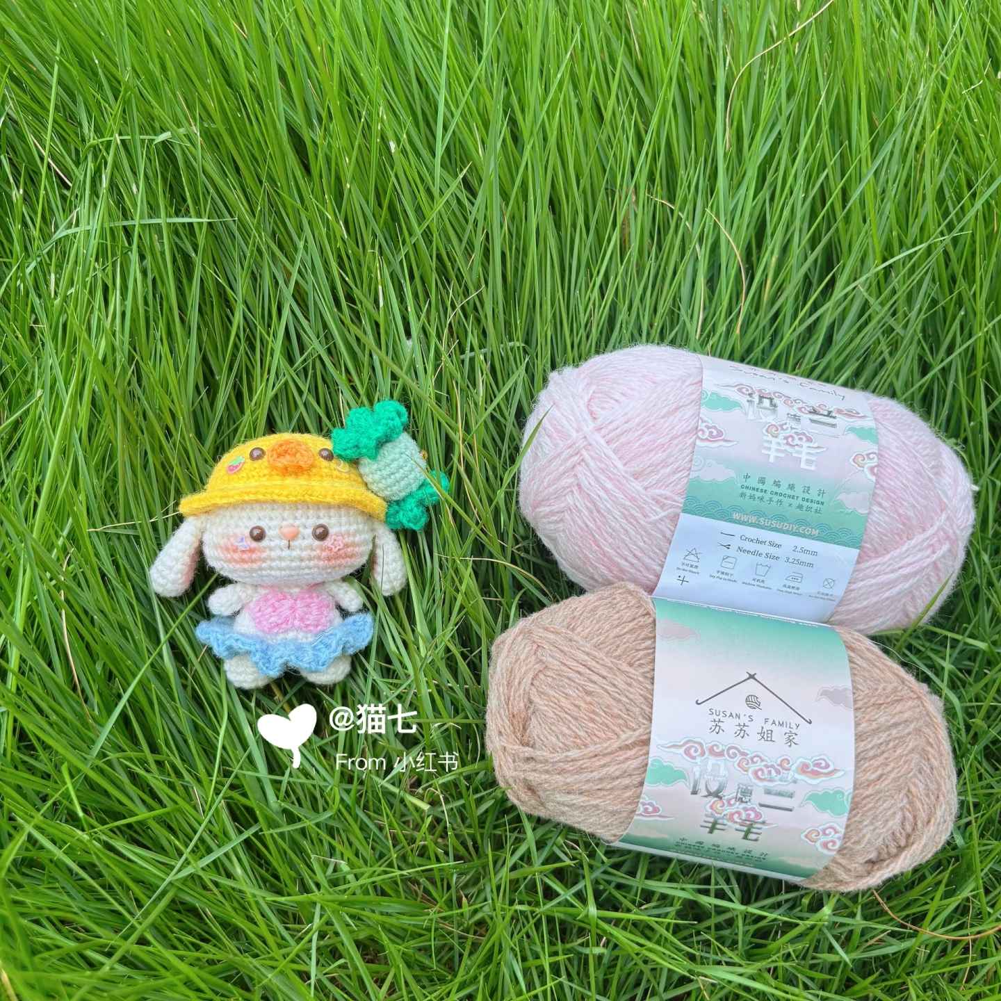 Chart móc bé Thỏ nón vịt dễ thương | Adorable lop-eared bunny